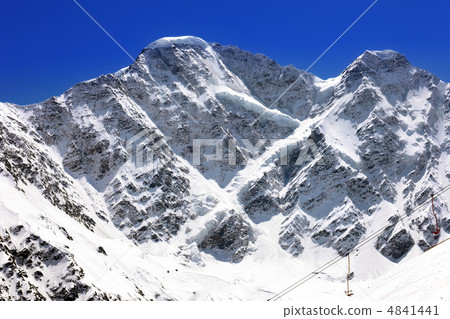 Beautiful view of mountains in the Elbrus area. Beautiful view of mountains in the Elbrus area. 4841441