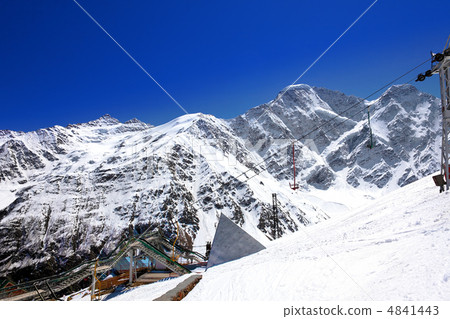 Beautiful view of mountains in the Elbrus area. Beautiful view of mountains in the Elbrus area. 4841443