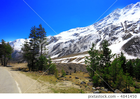 Beautiful view of mountains in the Elbrus area. Land View. Beautiful view of mountains in the Elbrus area. Land View. 4841450