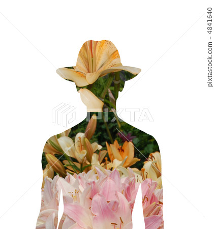 Man in yellow hat and a pink sweater. 4841640