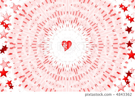 Heart, star, flower image Materials (Stars, Heart, and Flower) Heart, star, flower image Materials (Stars, Heart, and Flower) 4843362