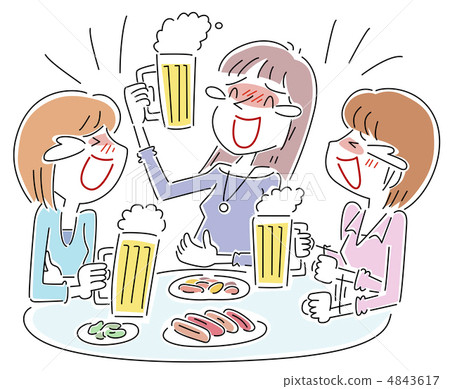 女性的飲酒派對 4843617
