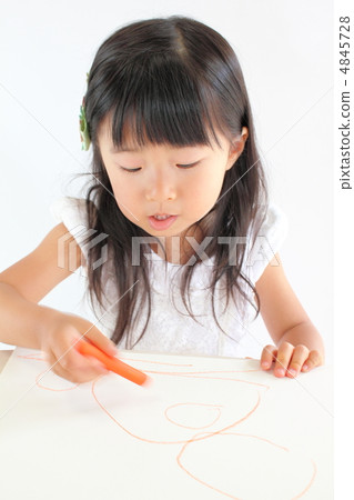 畫畫的女孩 畫畫的女孩 4845728