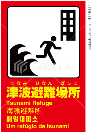 海嘯撤離現場-8 海嘯撤離現場-8 4846124