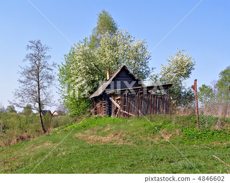 old wooden house old wooden house 4846602
