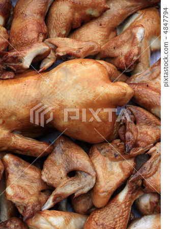 smoked hen on rural market smoked hen on rural market 4847794