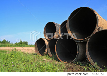 old gas pipes 4848150