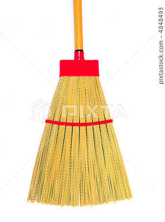broom on white background 4848493