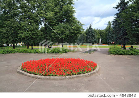 lawn in town park lawn in town park 4848848