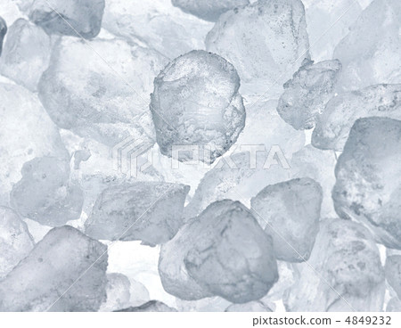 Background of blue ice cubes 4849232