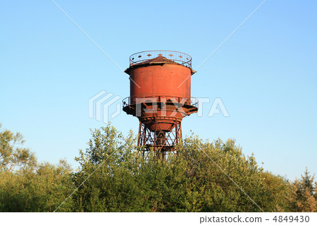aging water tower aging water tower 4849430