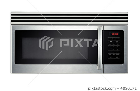microwave oven isolated 4850171