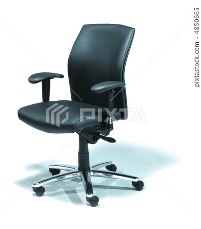 The office chair from black imitation leather 4850665