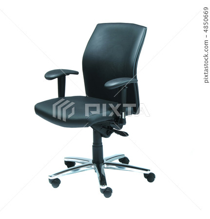office chair from black imitation leather 4850669