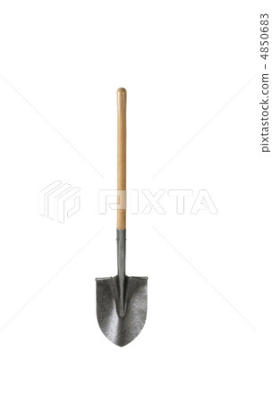 close up of a shovel ribbon on white 4850683