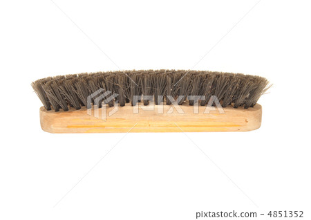 shoes brush on a white background shoes brush on a white background 4851352