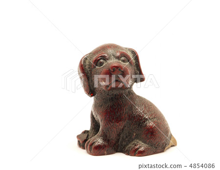 Ceramic figure on a white background 4854086