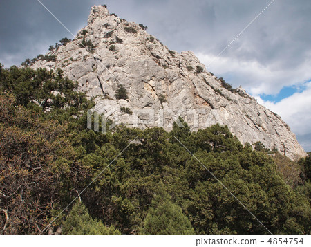 trees, sky and rock trees, sky and rock 4854754