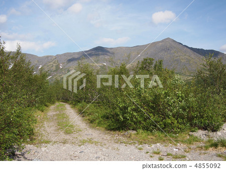 Big mountain in north of Russia 4855092