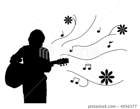 Playing the guitar 4856377