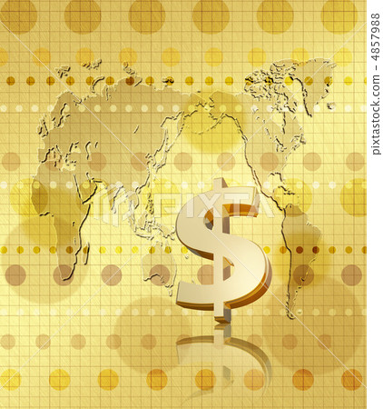 Foreign exchange / dollar at the global financial market 4857988