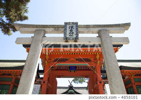 Sumiyoshi Taisha Sumiyoshi Torii and Yukushimon Sumiyoshi Taisha Sumiyoshi Torii and Yukushimon 4858101
