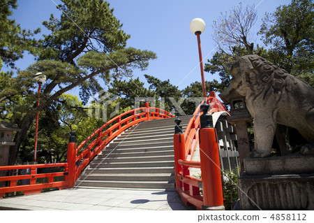 Sumiyoshi Taisha's bridge 4858112