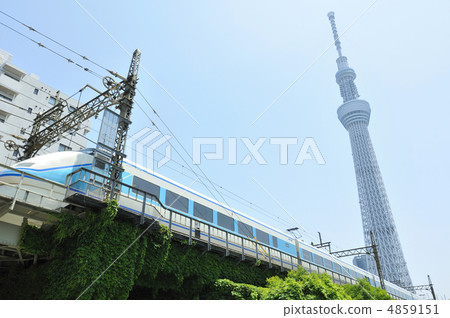 火車和樹 4859151