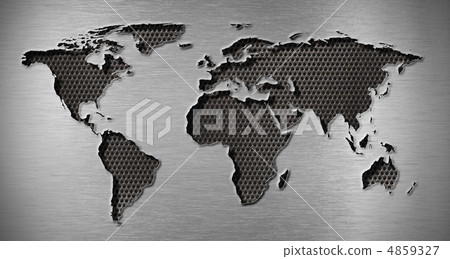 metal hole in world map shape metal hole in world map shape 4859327