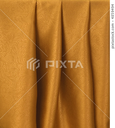 Golden satin fabric 4859494