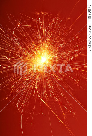 fireworks sparkler on red background 4859873
