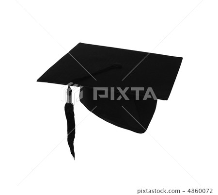 Student hat on white Student hat on white 4860072