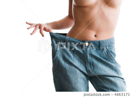 Woman in jeans 4863171