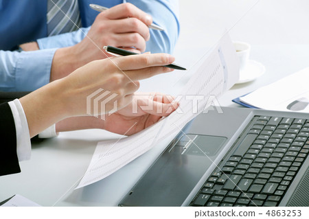 Business partners hands Business partners hands 4863253