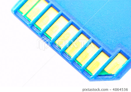 macro of SD card 4864536