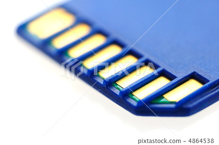 macro of SD card 4864538