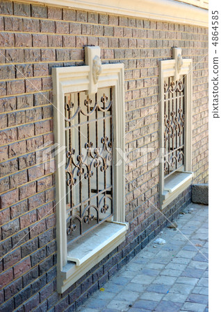 wall and windows wall and windows 4864585