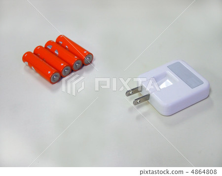 USB charger and dry battery USB charger and dry battery 4864808