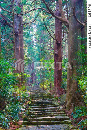 Beautiful scenery of Kumano Kodo, Daimonzaka 4865806