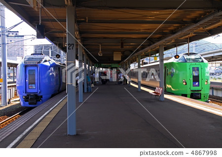 Hakodate Station limited express Super Hokuto · express super swan Hakodate Station limited express Super Hokuto · express super swan 4867998