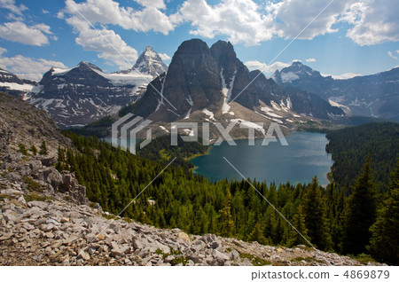 Mount Assinboine and Cerulean Lake 4869879