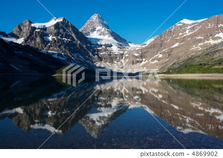 Mount Assiniboine in the Rocky Mountains of Canada 4869902