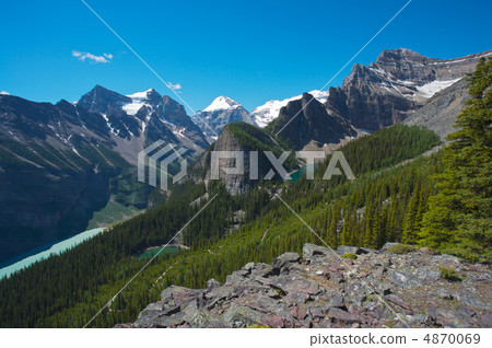 Lake Louise area in Canada 4870069