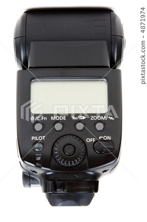 Photo flash in black plastic body 4871974