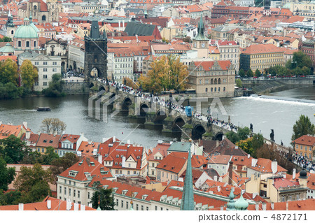 View of Prague from the top 4872171