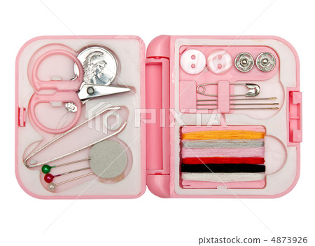 sewing kit, needles, thread 4873926