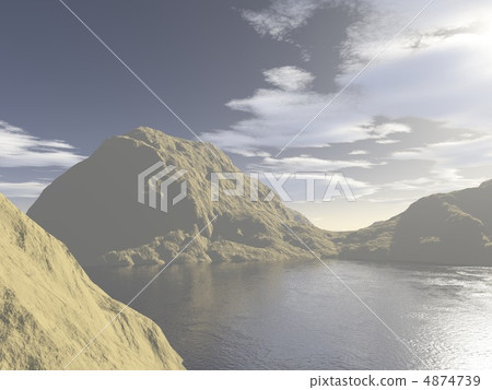 在記憶中的暮光之湖的湖畔 4874739