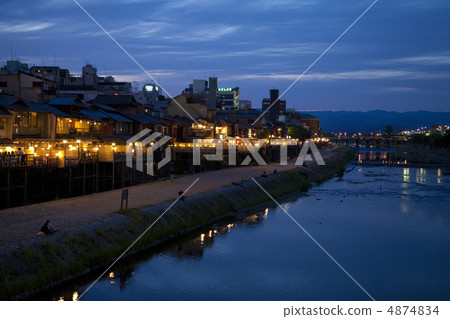 Kamo River's cool-down floor 4874834