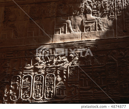 Luxor temple relief 4874877