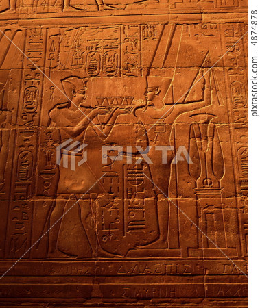 Luxor temple relief 4874878